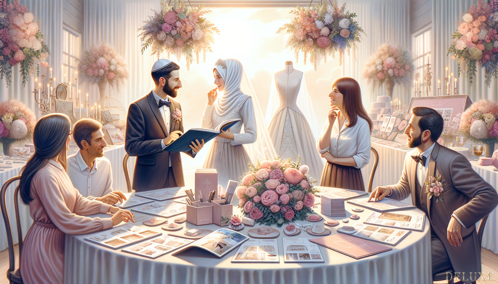 Illustration for section: # Выбор поставщиков услуг - бюджет свадьбы израиль