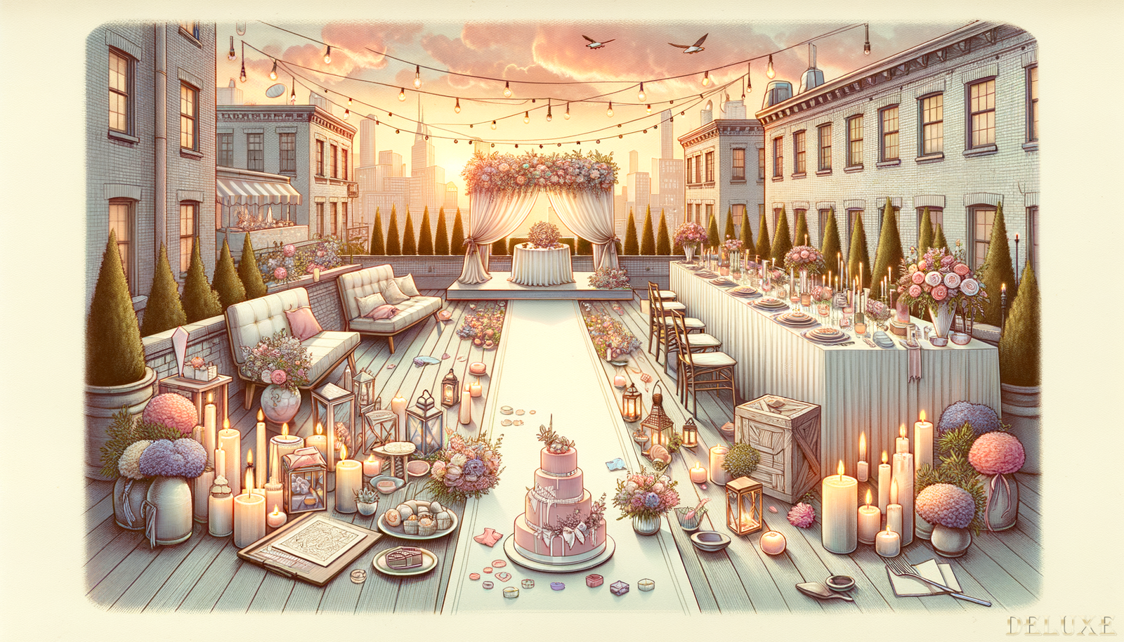 Illustration for section: Нестандартные форматы - уникальные идеи для свадьбы