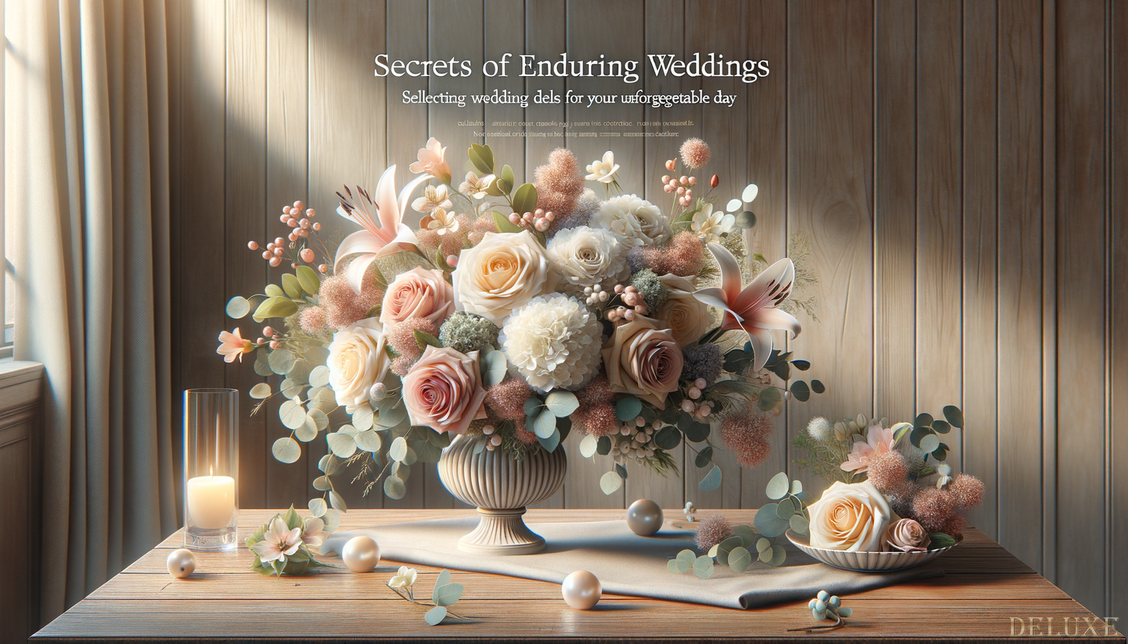 Illustration for section: Композиции из цветов - стильные детали свадьбы